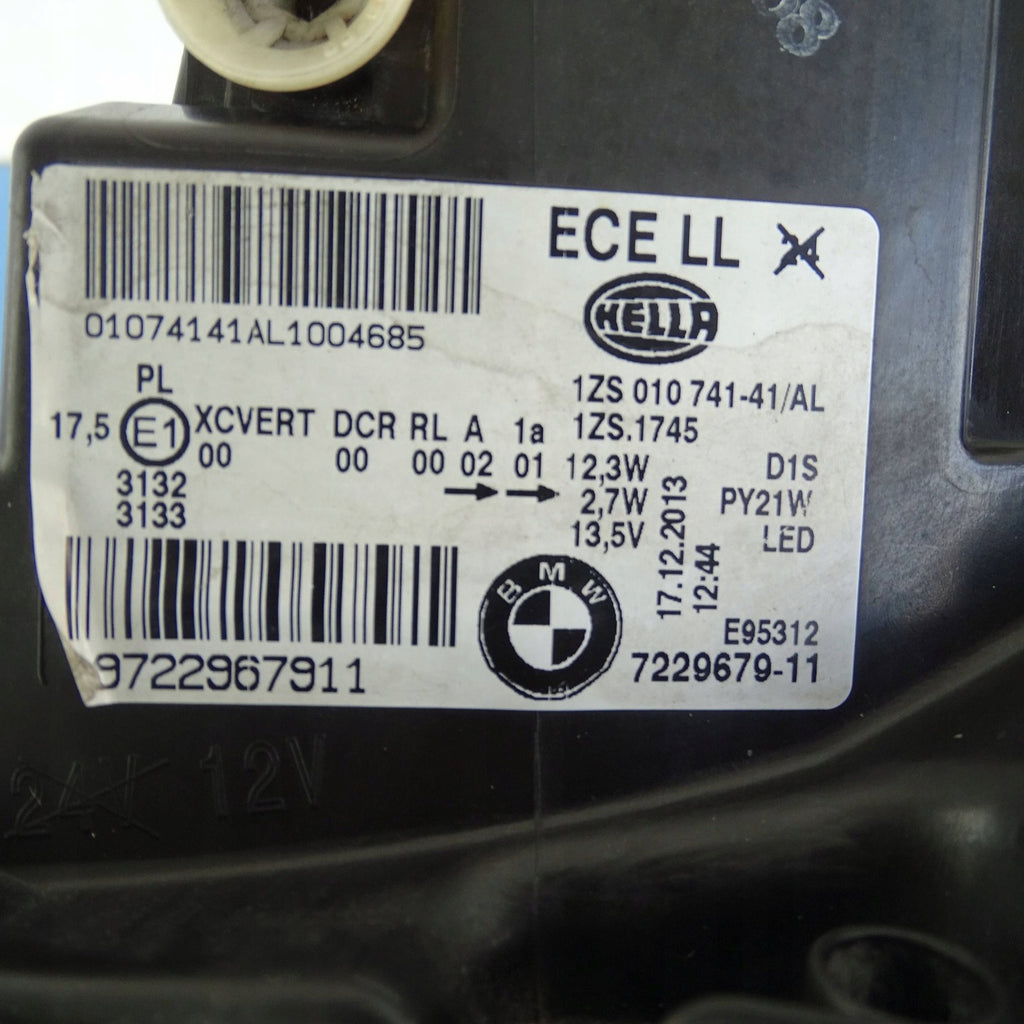 Frontscheinwerfer BMW 1 F21 F20 7229679 Xenon Links Scheinwerfer Headlight SCH9541608313md