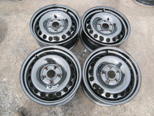Load image into Gallery viewer, 4x Alufelge 15 Zoll 6.0" 5x112 47ET Schwarz VW Caddy V Golf III Jetta VI Touran FEL5327104153tl
