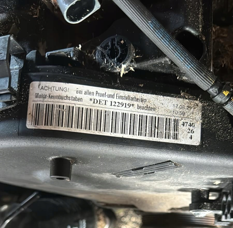 Motor Audi DET DEZ 2.0 TDI 2023 Diesel Engine Unkomplett