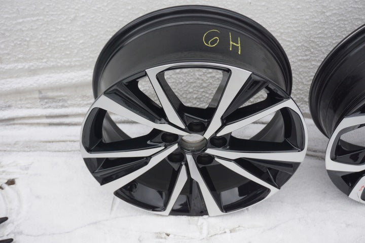 1x Alufelge 18 Zoll 7.0" 5x114.3 35ET Glanz Schwarz Toyota Rim Wheel FEL3344145258mq