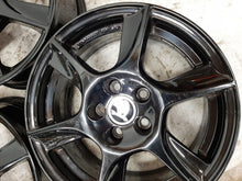 Laden Sie das Bild in den Galerie-Viewer, 4x Alufelge 15 Zoll 6.0" 5x100 38ET Glanz Schwarz TL60538 Skoda Fabia I FEL8768591266fa