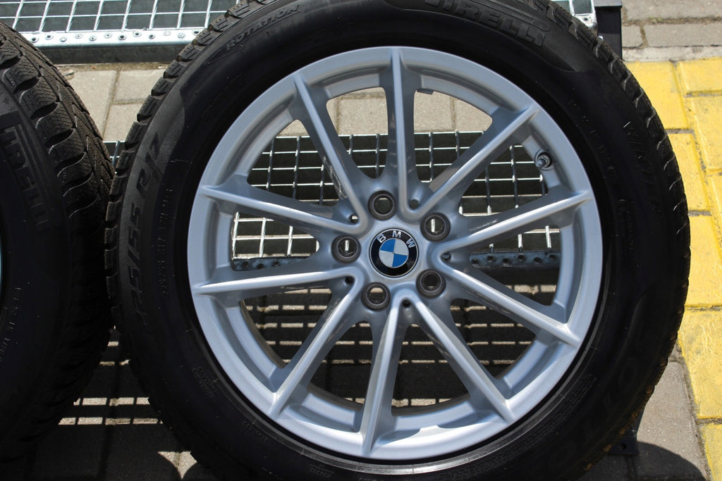 4x Alufelge 17 Zoll 7.5" 5x112 27ET Glanz Silber 6868217 BMW 5 G31 G30 Rim Wheel FEL6071697056ha