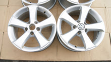 Load image into Gallery viewer, 4x Alufelge 16 Zoll 6.5" 5x112 33ET Glanz Silber 7N0071496A VW Sharan Rim Wheel FEL4402676187ub