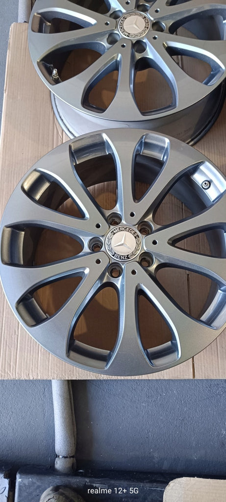4x Alufelge 18 Zoll 8.0" 5x112 38ET A2534011500 Mercedes-Benz Glc C253 Rim Wheel FEL5318594605br