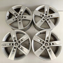 Laden Sie das Bild in den Galerie-Viewer, 4x Alufelge 17 Zoll 7.0" 5x112 49ET Glanz Silber 5F0601025T Seat Altea Rim Wheel FEL8768930022kt