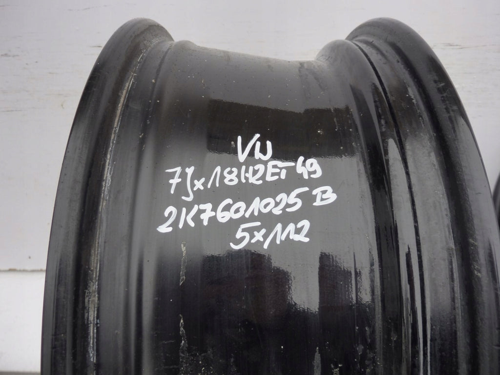 1x Alufelge 18 Zoll 7.0" 5x112 49ET 2K7601025B VW Caddy Rim Wheel FEL4266848711tt