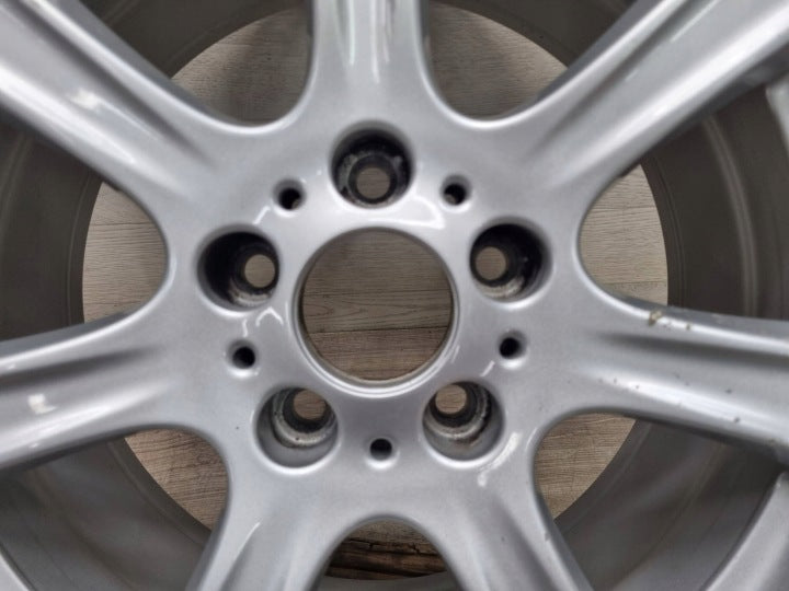 1x Alufelge 17 Zoll 8.0" 5x120 34ET Glanz Silber 6856893 BMW 3 F30 F31 Rim Wheel FEL3309715480up