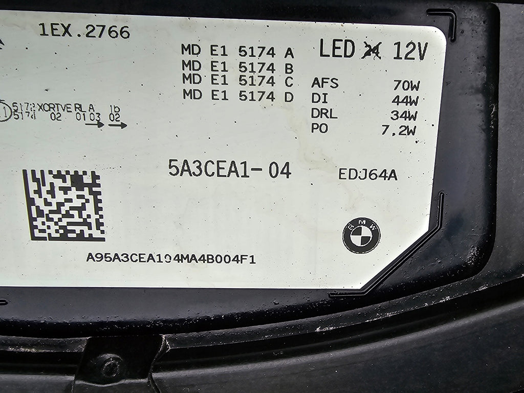 Frontscheinwerfer BMW 5A3CEA1-04 Laser Links Scheinwerfer Headlight SCH2630271847ku
