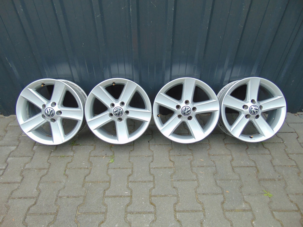 4x Alufelge 16 Zoll 6.5" 5x112 33ET Silber 5N0071466 VW Tiguan Rim Wheel FEL1589070482rd