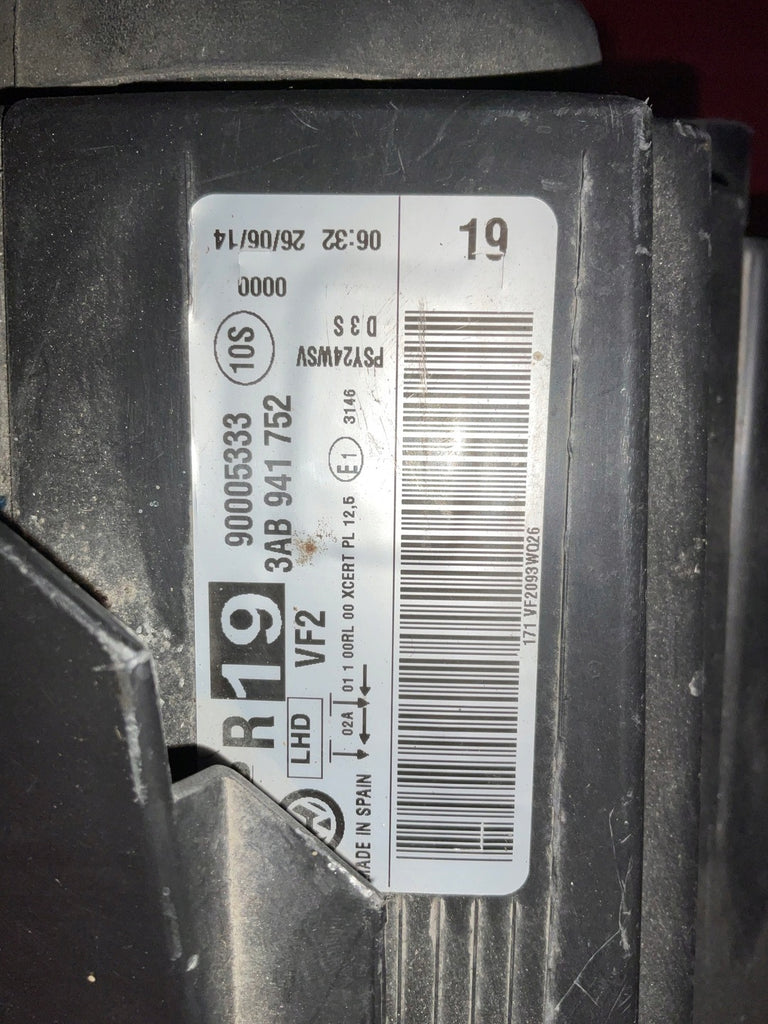 Frontscheinwerfer VW Passat B7 3AB941752 Xenon Rechts Scheinwerfer Headlight SCH3510734539cx