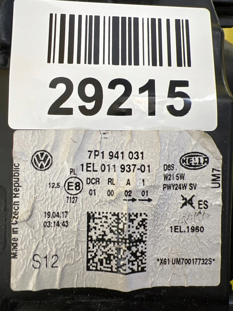 Frontscheinwerfer VW Touareg 7P1941031 Xenon Links Scheinwerfer Headlight SCH1382469750te