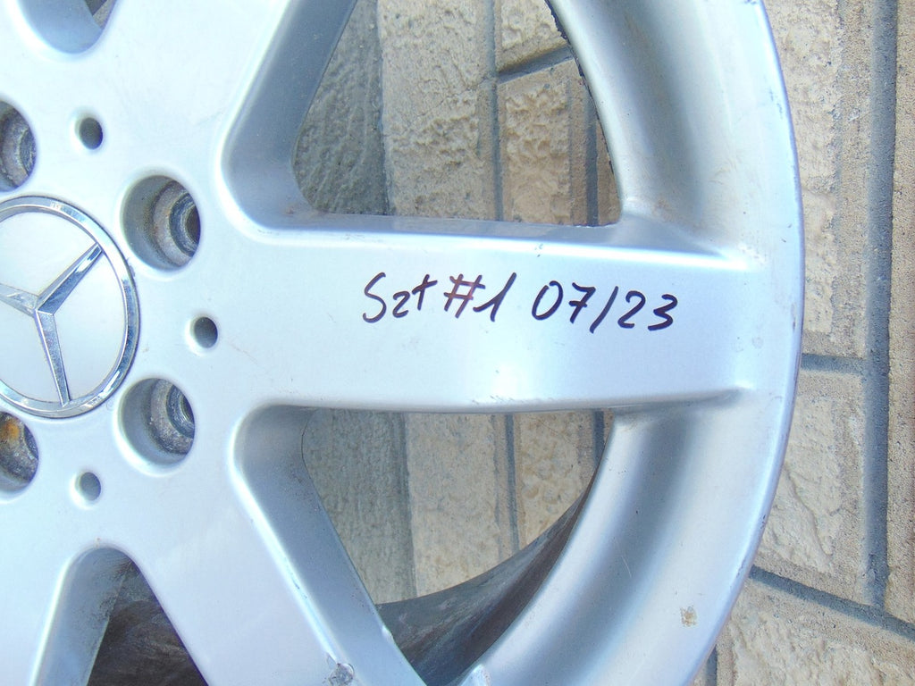 1x Alufelge 17 Zoll 7.5" 5x112 A2044015902 Mercedes-Benz Rim Wheel