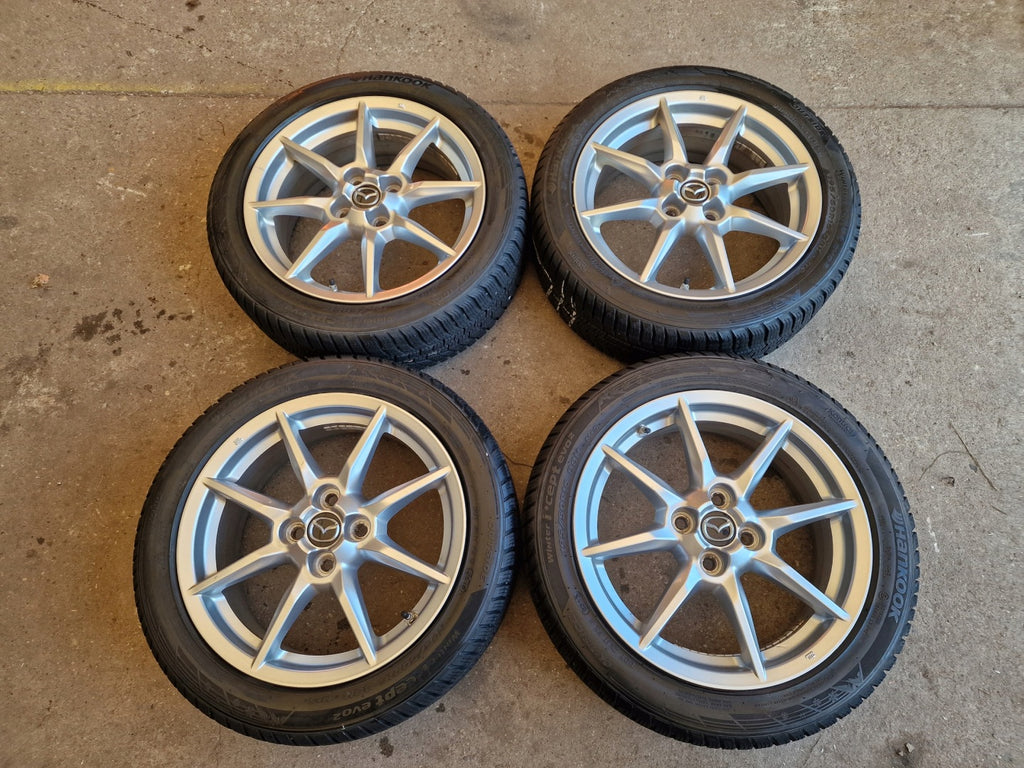 4x Alufelge 16 Zoll 6.5" 4x100 Glanz Silber 9965G36560 Mazda Mx-5 Mx5 I FEL1465786733od