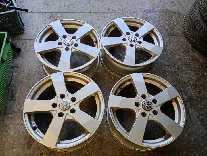 4x Alufelge 16 Zoll 6.5" 5x112 KBA49296 VW Rim Wheel FEL9467263366uu