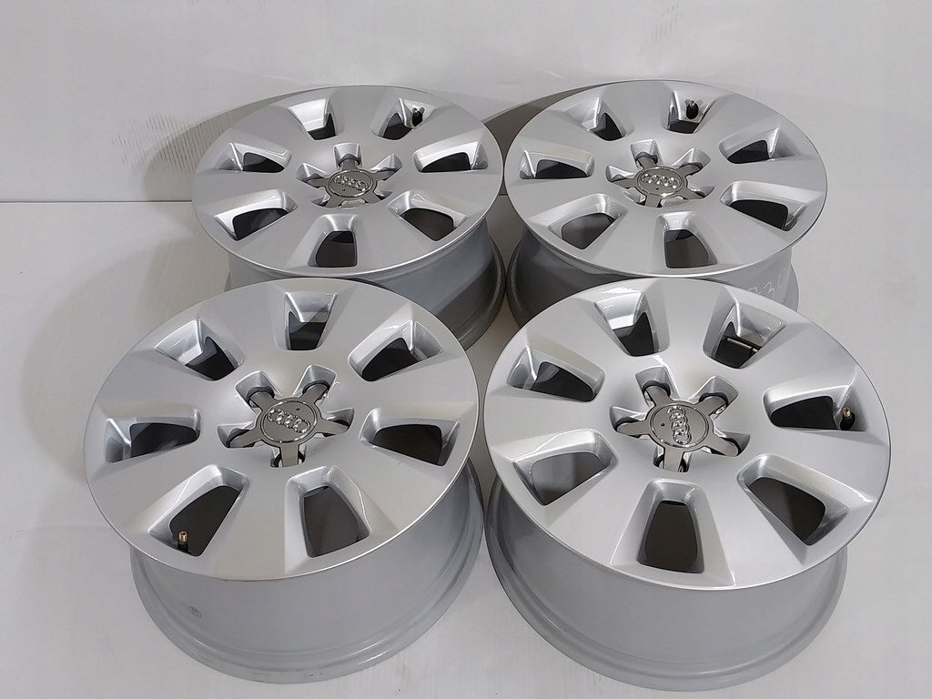 4x Alufelge 16 Zoll 7.5" 5x112 37ET Glanz Silber 4G0601025 Audi Rim Wheel