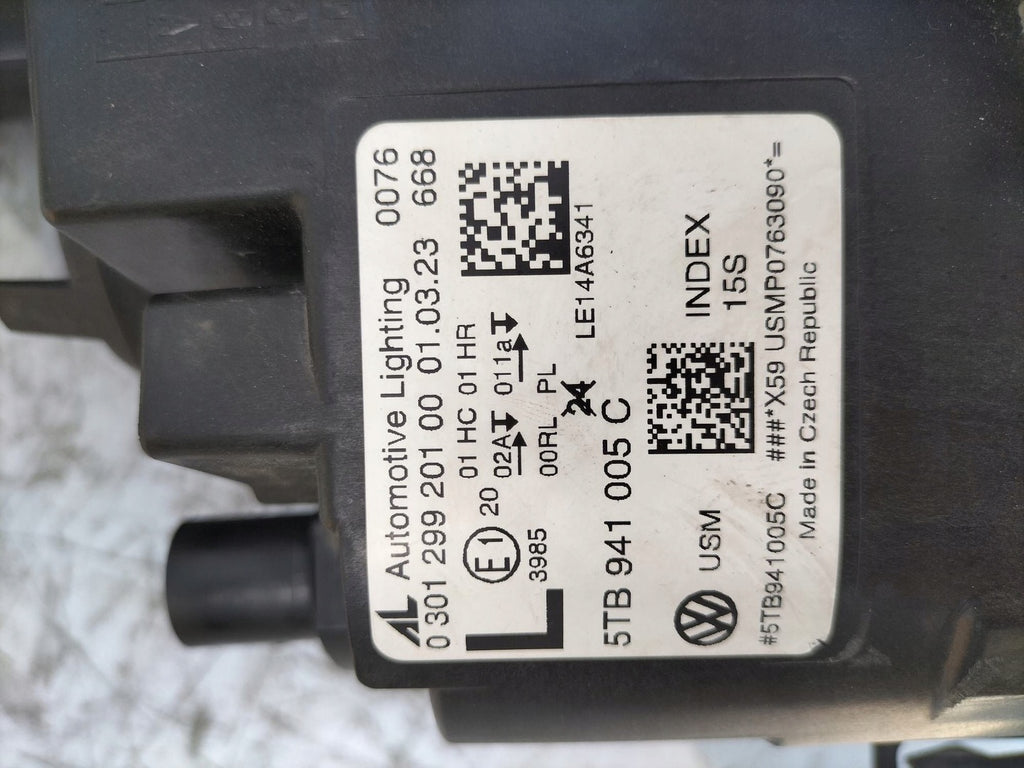 Frontscheinwerfer VW Touran 5TB941005C Links Scheinwerfer Headlight SCH7476635481qb