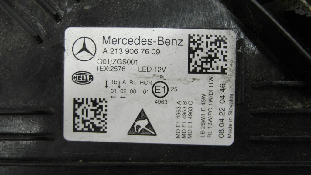 Frontscheinwerfer Mercedes-Benz 2139067609 Full LED Rechts Headlight SCH5851758139fp