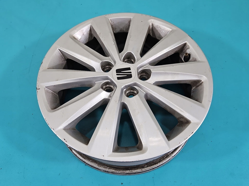 1x Alufelge 15 Zoll 5.5" 5x100 40ET 6F0601025N Seat I Ibiza V Rim Wheel FEL5255226614fa