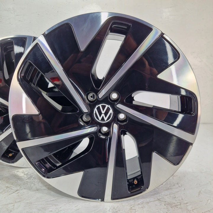 4x Alufelge 19 Zoll 8.0" 5x112 45ET Schwarz 14B601025C VW I Rim Wheel FEL4002072145cu