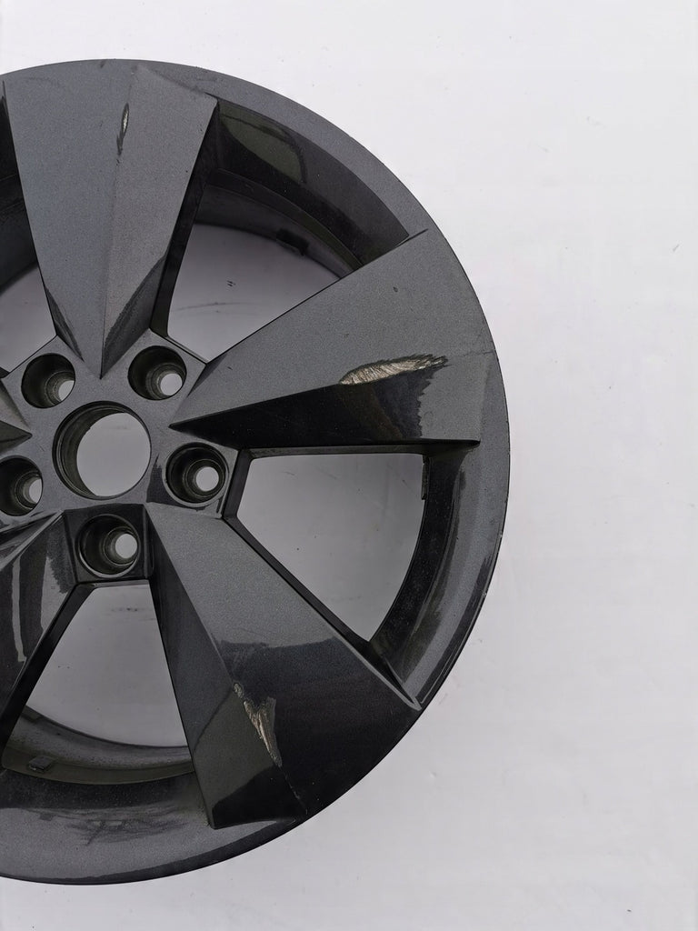 1x Alufelge 17 Zoll 6.5" 5x112 38ET Glanz Schwarz 565601025AA Skoda Kodiaq