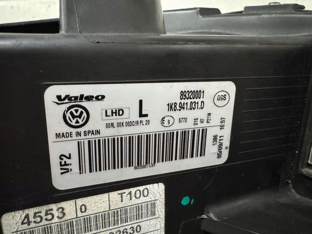 Frontscheinwerfer VW Scirocco 1K8941032D 1K8941031D Xenon Ein Satz Headlight SCH7489769807lq