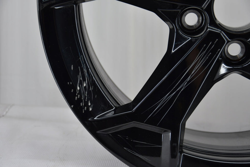 1x Alufelge 17 Zoll 6.5" 5x112 38ET Glanz Schwarz 83A601025AM Audi Rim Wheel FEL3892987833oj