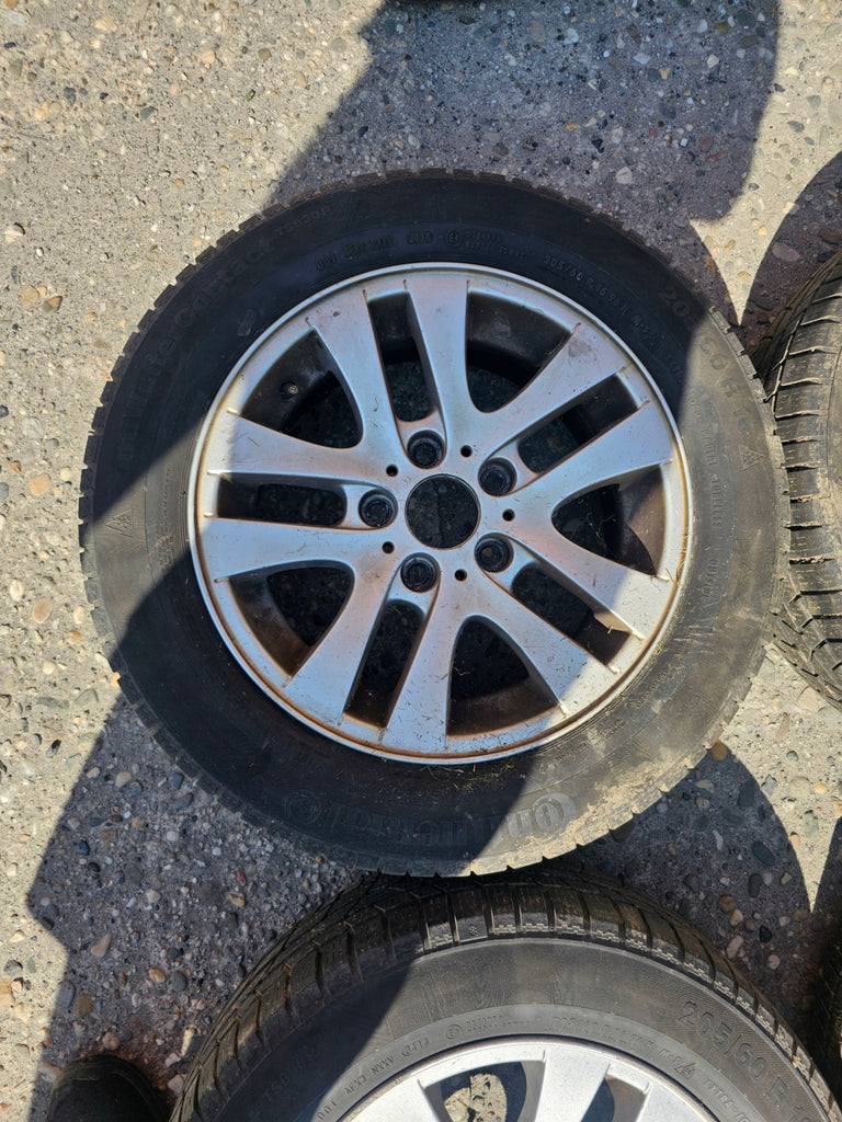 1x Alufelge 16 Zoll 7.0" 5x120 34ET Glanz Silber 6775595 BMW E91 E90 Rim Wheel FEL6326519648jo