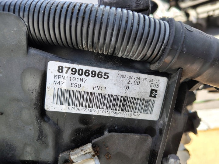 Motor BMW E87 N47D20C 2.0 104TKm Diesel Engine Komplett MOT3602867851lf
