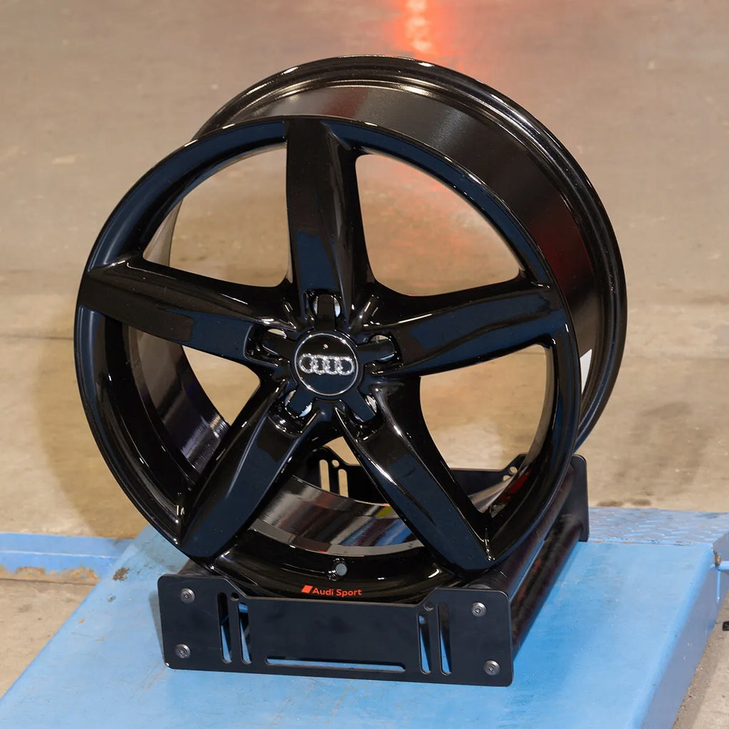 4x Alufelge 18 Zoll 8.0" 5x112 47ET Glanz Schwarz 8K0601025CD Audi Rim Wheel FEL9560992573ea