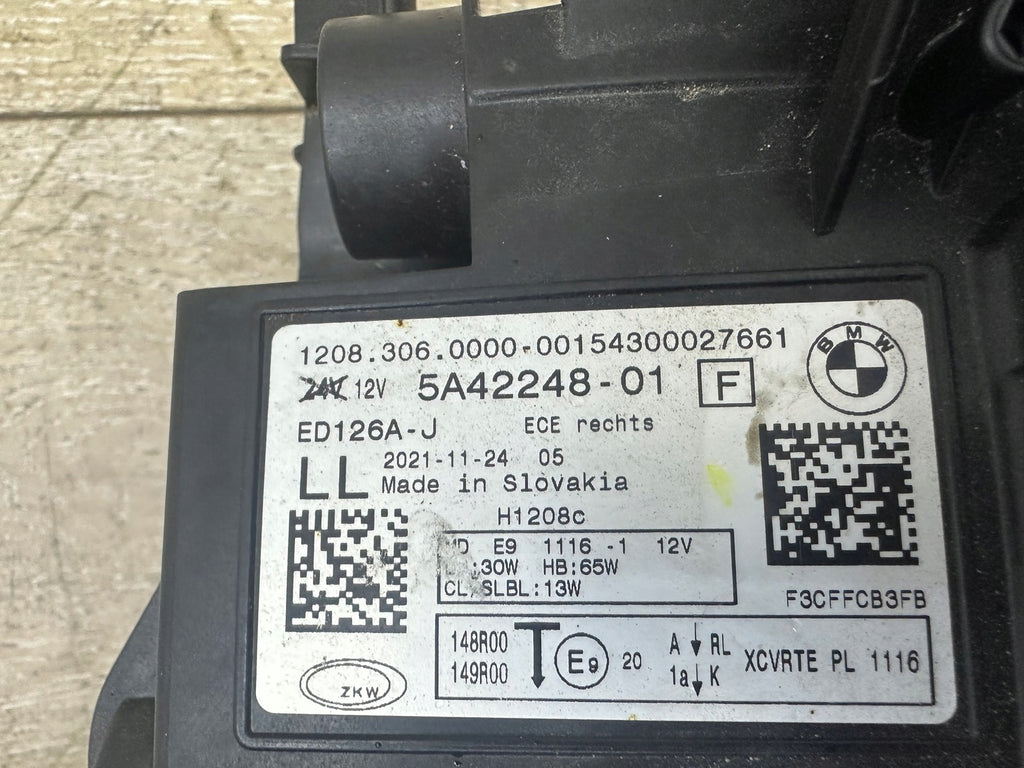 Frontscheinwerfer BMW 2 Active Tourer U06 5A42248-01 Full LED Rechts Headlight SCH3712970503aa