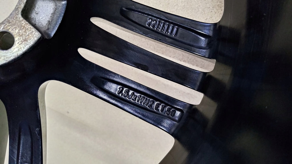 1x Alufelge 19 Zoll 7.5" 5x114.3 50ET 57R9755 Toyota V Rim Wheel