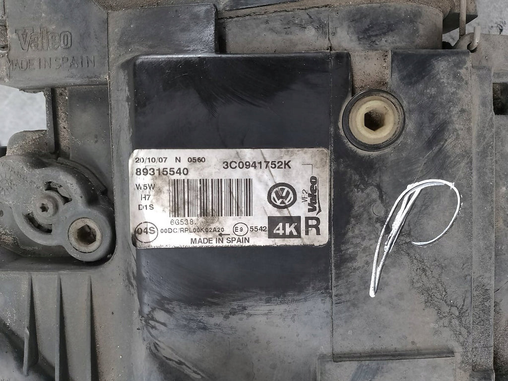 Frontscheinwerfer VW Passat 3C0941752K 4L0907391 Xenon Rechts Headlight SCH1985940223od