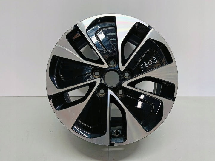 1x Alufelge 16 Zoll 6.5" 5x114.3 50ET Glanz Schwarz 52910-CR100 Kia Xceed FEL9763405666pr