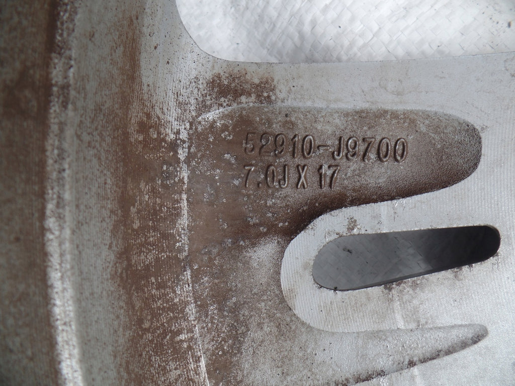 1x Alufelge 17 Zoll 50ET 52910J9700 Hyundai Kona Rim Wheel