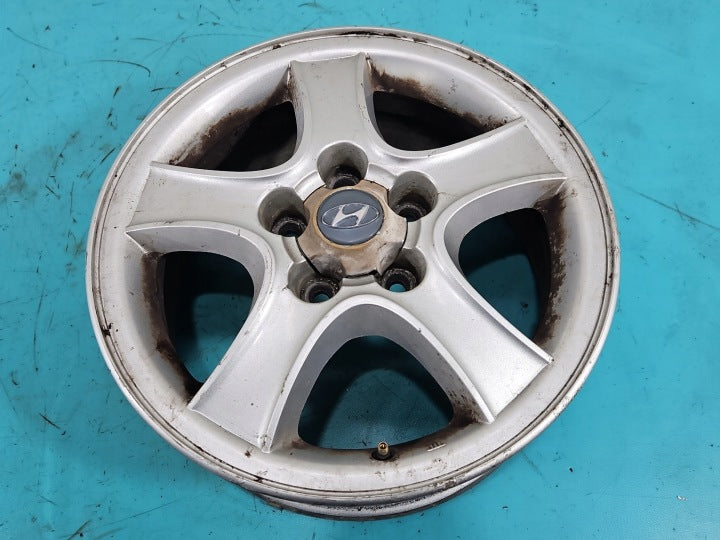 4x Alufelge 16 Zoll 6.5" 5x114.3 46ET Hyundai Santa I Fe Rim Wheel FEL5428982747fn