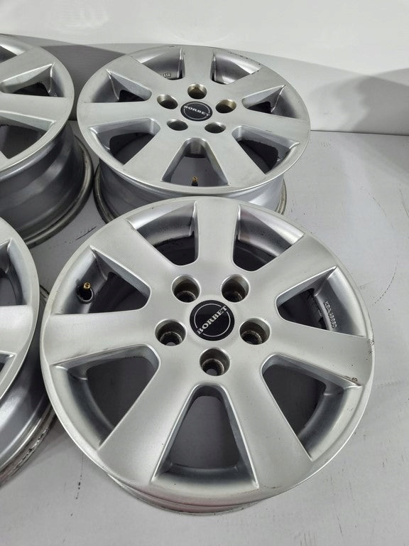 4x Alufelge 16 Zoll 6.5" 5x110 40ET Glanz Silber CVR265 Opel Rim Wheel FEL7420227923yr