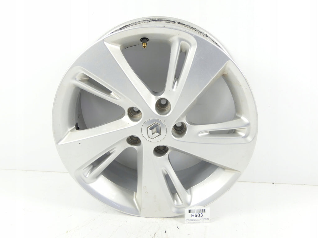 1x Alufelge 17 Zoll 7.0" 5x114.3 49ET 403006435R Renault Megane III 1 Fluence FEL5864467844tp