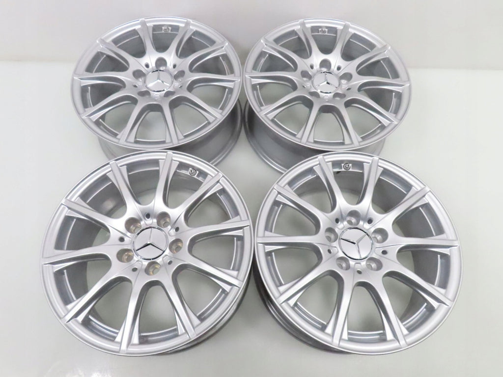4x Alufelge 16 Zoll 6.5" 5x112 38ET A2054012400 Mercedes-Benz A205 Rim Wheel FEL2599983156pt