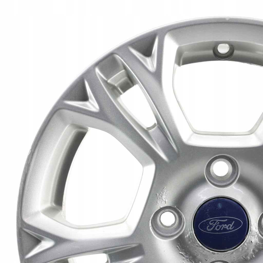 1x Alufelge 15 Zoll 6.0" 4x108 37 5ET Glanz Silber Ford B-Max Rim Wheel FEL6365593881ja