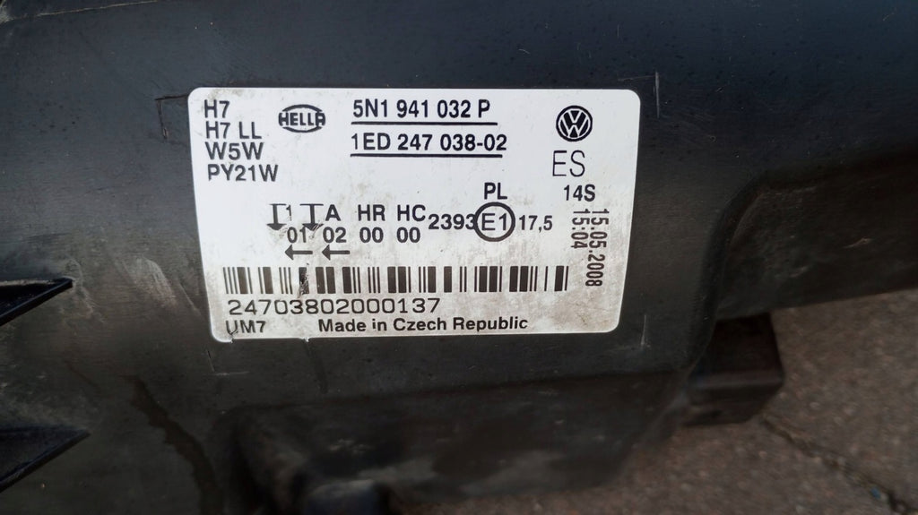 Frontscheinwerfer VW Tiguan 5N1941032P Rechts Scheinwerfer Headlight SCH3818197273qk