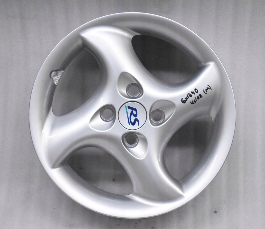 1x Alufelge 16 Zoll 6.0" 4x108 40ET Glanz Silber 96SX1007AB Ford Mondeo Fiesta FEL6265518411lj
