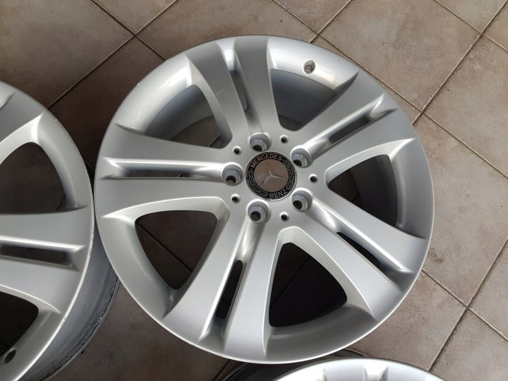 4x Alufelge 18 Zoll 8.5" 5x112 67ET Glanz Silber A2514011302 Mercedes-Benz W166 FEL2363785994dh