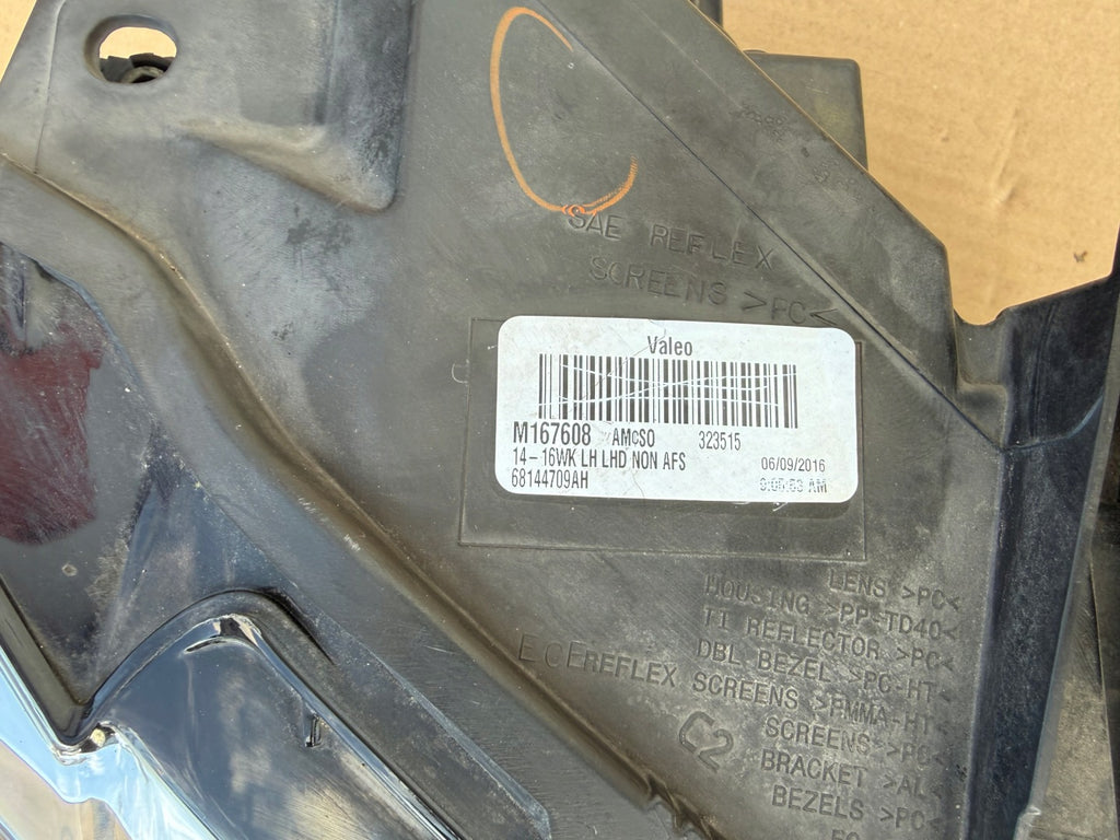 Frontscheinwerfer Jeep Grand Cherokee Wk2 55112926AC Ein Satz Headlight SCH8107583716tt