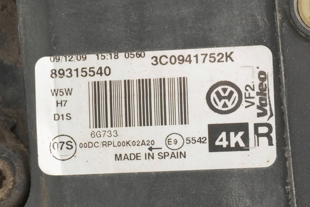 Frontscheinwerfer VW Passat 3C0941752K 89315540 Rechts Scheinwerfer Headlight SCH4215054815mp