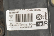 Laden Sie das Bild in den Galerie-Viewer, Frontscheinwerfer VW Passat 3C0941752K 89315540 Rechts Scheinwerfer Headlight SCH4215054815mp
