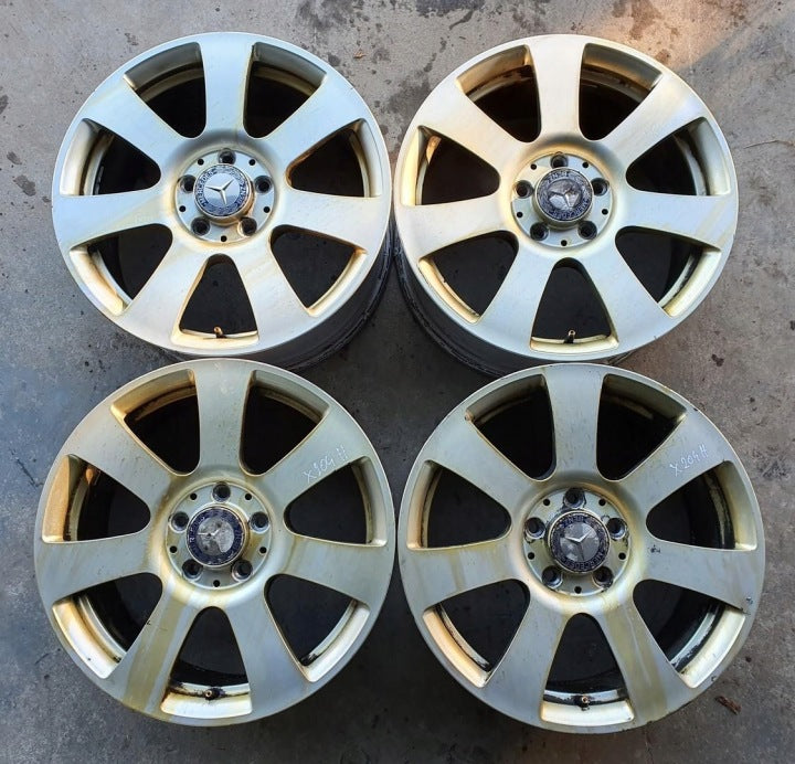 4x Alufelge 17 Zoll 7.5" 5x112 47 5ET A2044013502 Mercedes-Benz X204 Rim Wheel FEL7051944546sr
