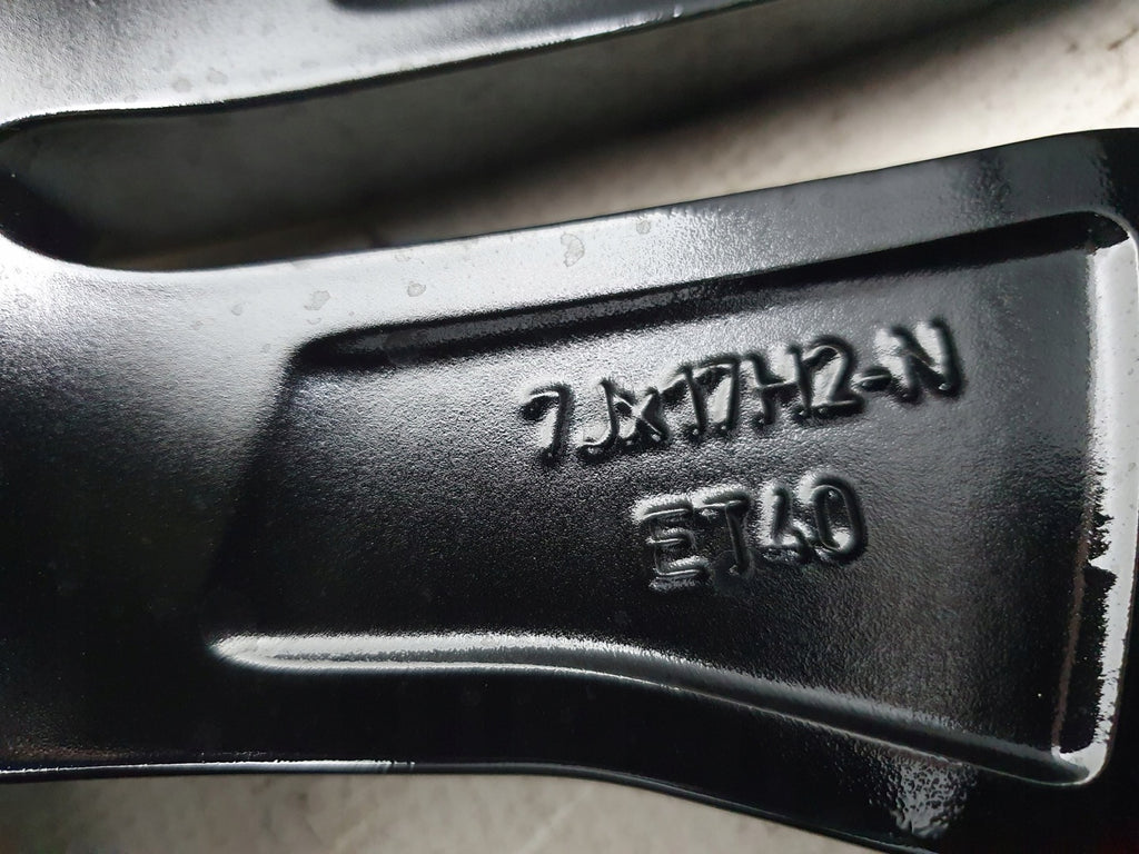 1x Alufelge 17 Zoll 7.0" 5x112 40ET Glanz Schwarz 5NA601025AL VW Tiguan FEL6383863148rg