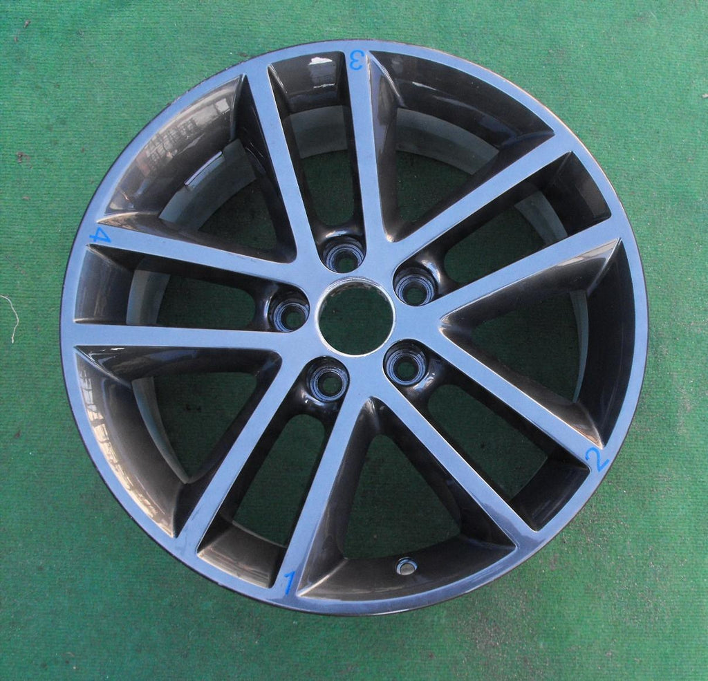 1x Alufelge 17 Zoll 7.0" 5x110 35ET Glanz Grau 13211620 Opel Astra H Zafira B