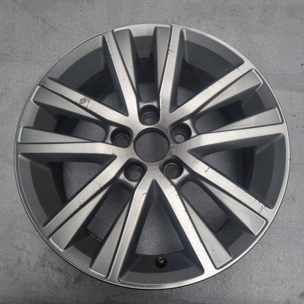 1x Alufelge 15 Zoll 6.0" 5x100 40ET Glanz Silber 6R0601025R VW Polo 6r Rim Wheel FEL7269037789hc