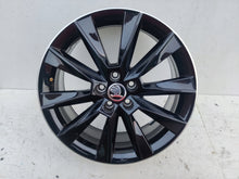 Laden Sie das Bild in den Galerie-Viewer, 1x Alufelge 17 Zoll 7.0&quot; 5x100 46ET Glanz Schwarz 5JJ601025 Skoda Rapid